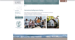 Desktop Screenshot of landarzt-karby.de